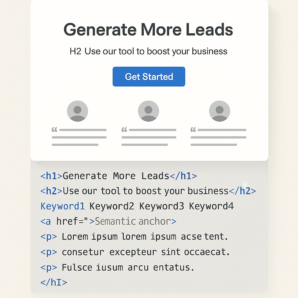 On-Page SEO Template: Structure Content That Ranks & Interlinks